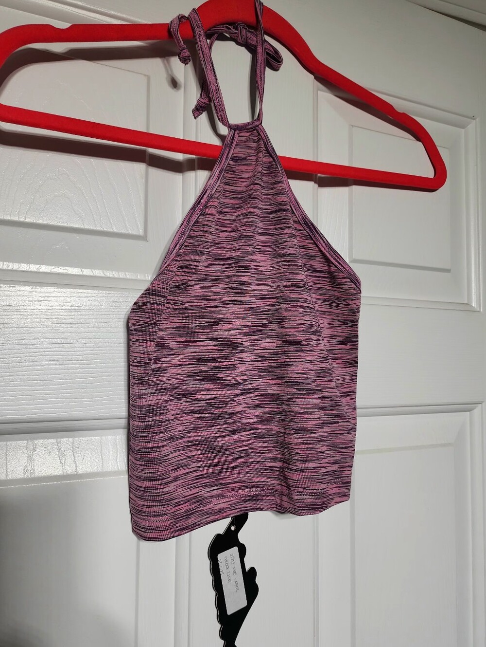 Motel Rocks APRIL Lilac Halter Crop Top XS - Picture 4 of 7